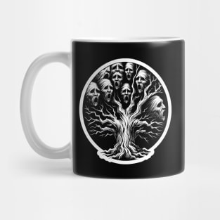 horror evil tree Mug